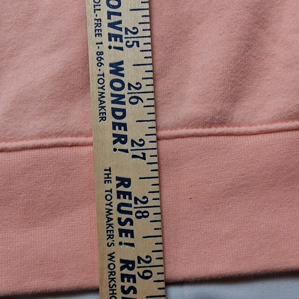 Retro 80s Lands End Pastel Colorblock Hoodie Vaporwave 1X Serious Sweats Opalite - Picture 7 of 7